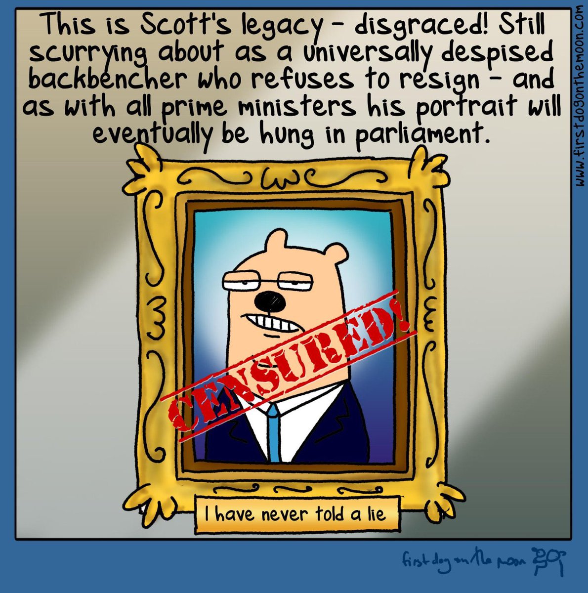 @smudge_green The ONLY PM ever censured in our history. #ScottyThePathologicalLiar. 5 SECRET ministries. Pot/kettle mate.