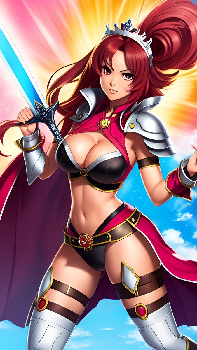 dilorenzo_d's tweet photo. @Daisy69Marie If I had a high position in the anime industry, I would create a season 4 of the anime called Queen's Blade and make you the main character. Here are 4 images of samples of what you would look like in an ecchi anime genre. https://t.co/8LNeA1APY2