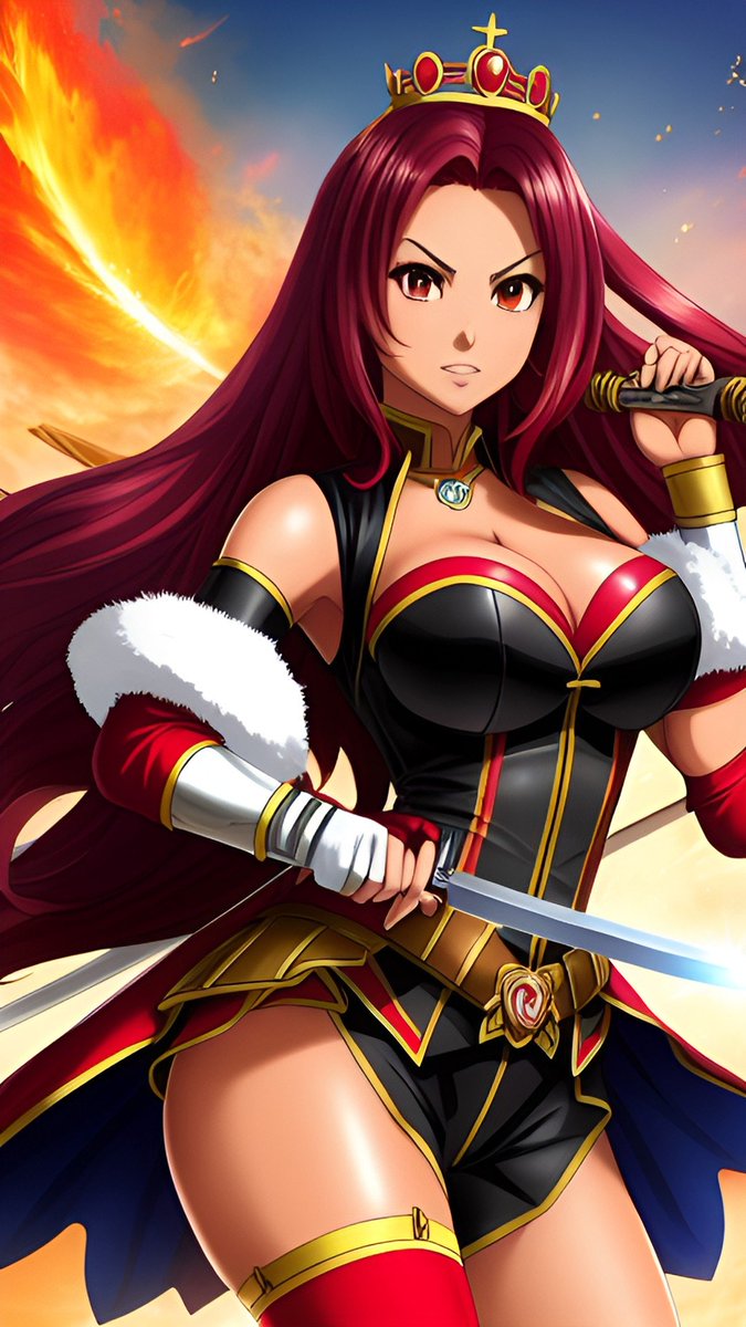 dilorenzo_d's tweet photo. @Daisy69Marie If I had a high position in the anime industry, I would create a season 4 of the anime called Queen's Blade and make you the main character. Here are 4 images of samples of what you would look like in an ecchi anime genre. https://t.co/8LNeA1APY2