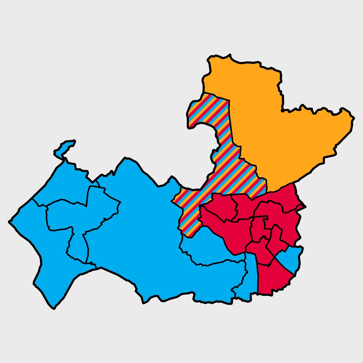 Election Maps UK on Twitter "Vote Share within the Tamworth