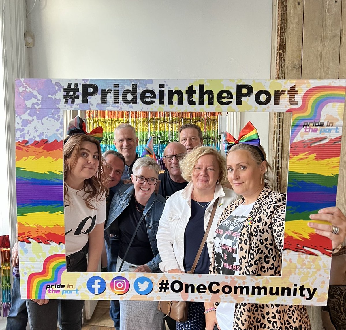 Brilliant to join our Emma and Sam (Le Pub) at The Westgate for the launch of Love Spreads - a new live music festival that will sit alongside Pride in the Port, and another string to our city’s cultural scene 🏳️‍🌈