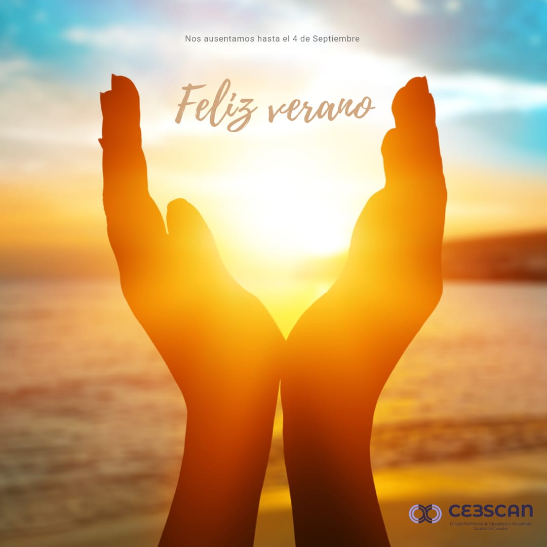 Les informamos que a partir del día 10 de julio hasta el 4 de septiembre estaremos de vacaciones. 
El Colegio Profesional escoge su periodo vacacional en el mes de agosto. Este año por motivos organizativos y por la reciente falta de personal administrativo, ampliamos ese periodo