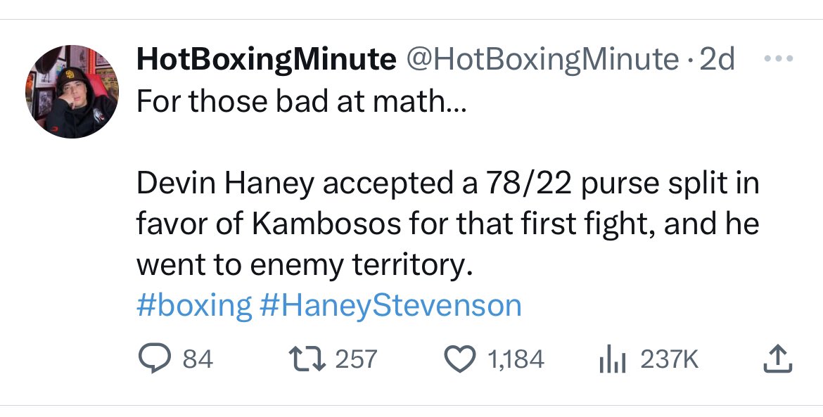 jamesclockwood's tweet photo. @ShakurStevenson Maybe don’t lose your belt on the scale, then move up &amp; fight nobody. https://t.co/f5FCRaRGyC