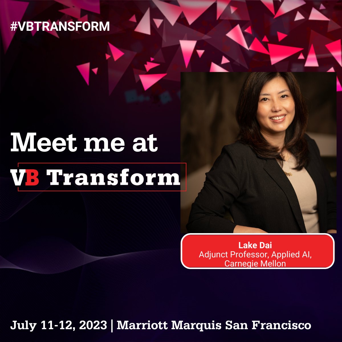 I'm speaking at the VentureBeat conference #Transform on July 11-12th - fireside chats with @Saha_Deban, CEO of @DataRobot, AI experts from Baptist Health South Florida, and @MattCarbonara, Managing Director @CitiVentures. Register link and discount code: linkedin.com/feed/update/ur…