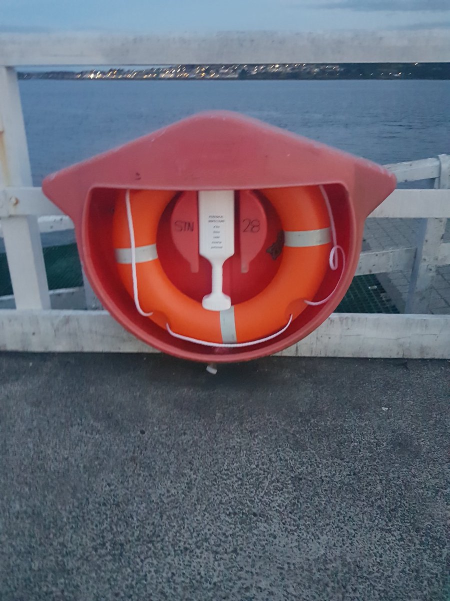 tayvalleyreact's tweet image. Life ring at Stn 28 Broughty Ferry pilot pier has now been replaced.

@Craig4TheFerry 
@DundeeCouncil 
@TaysideContract