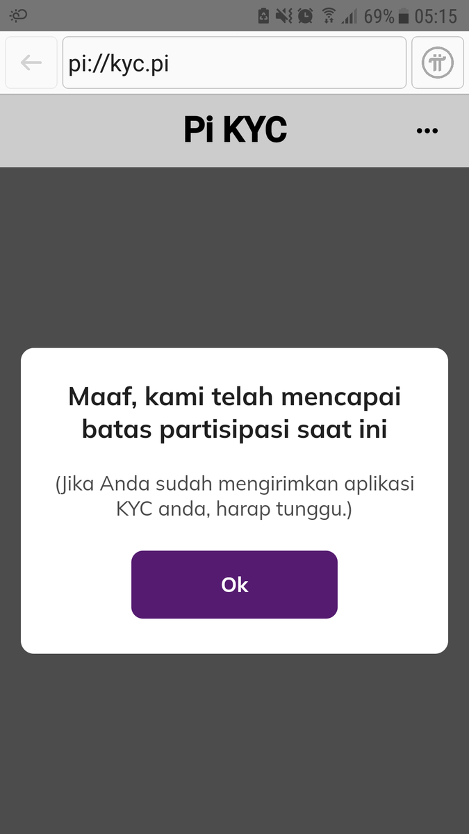 kokodm's tweet photo. Masih belum bisa KYC. Bagaimana nih @PiCoreTeam @nkokkalis ... tolong solusi nya https://t.co/LYXP0VeHEH