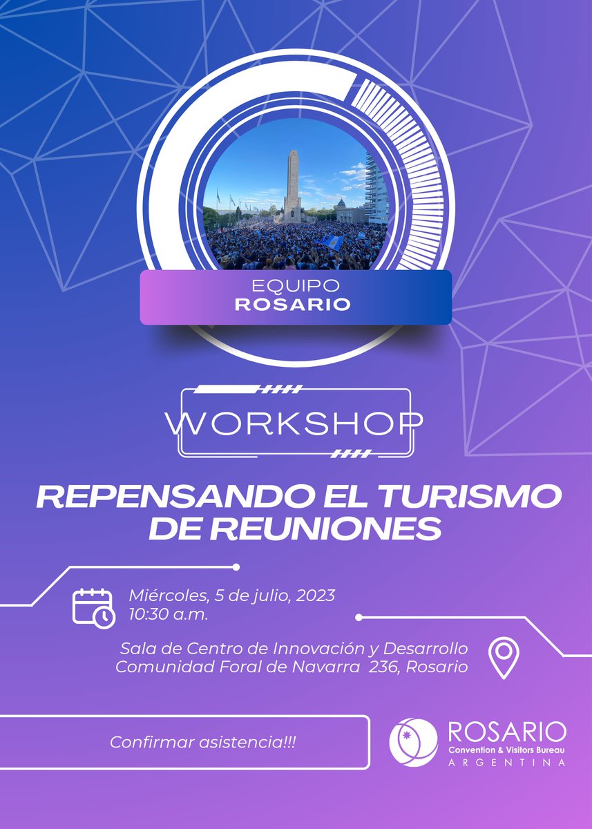 #workshop #networking #TurismoDeReuniones #mice
#EquipoRosario #EquipoPais🇦🇷 

<a href="/RosarioBureau/">Rosario Convention & Visitors Bureau</a>