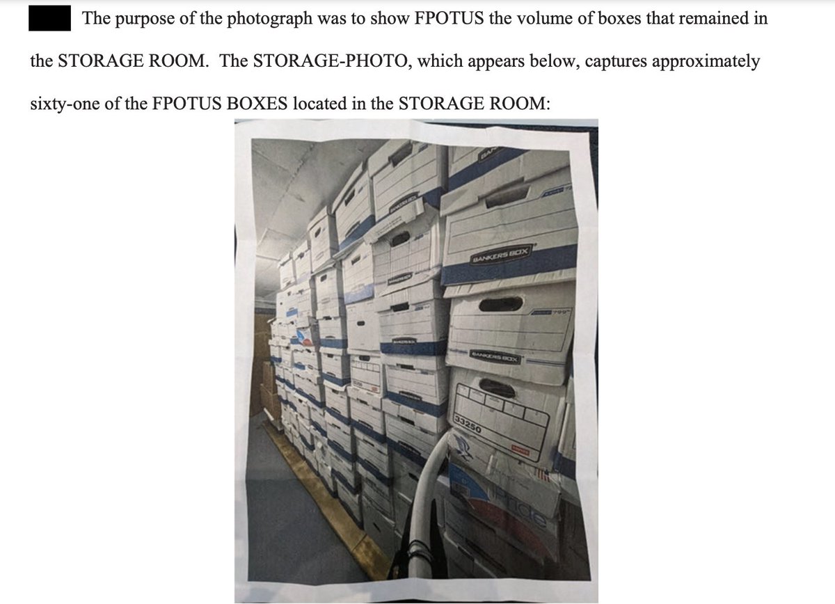 kyledcheney's tweet photo. Unredacted photo of boxes found in Mar-a-Lago storage room. https://t.co/fuXN6sVd3d https://t.co/AB9yDT1Nur
