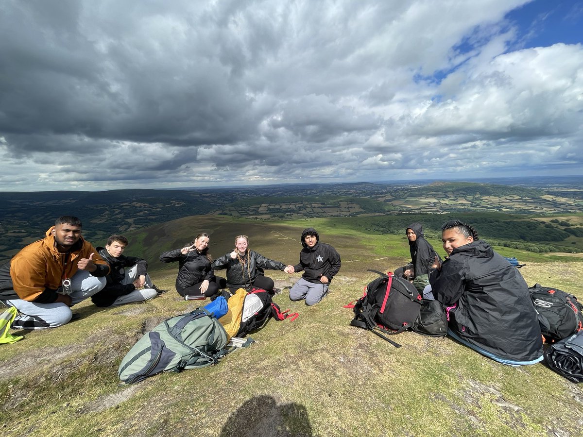 H5adventure's tweet photo. Students from @RuislipHigh arriving at the top of Sugar Loaf today. 

Smashing efforts from everyone involved! 

#youthwithoutlimits https://t.co/k0XRTKE97u