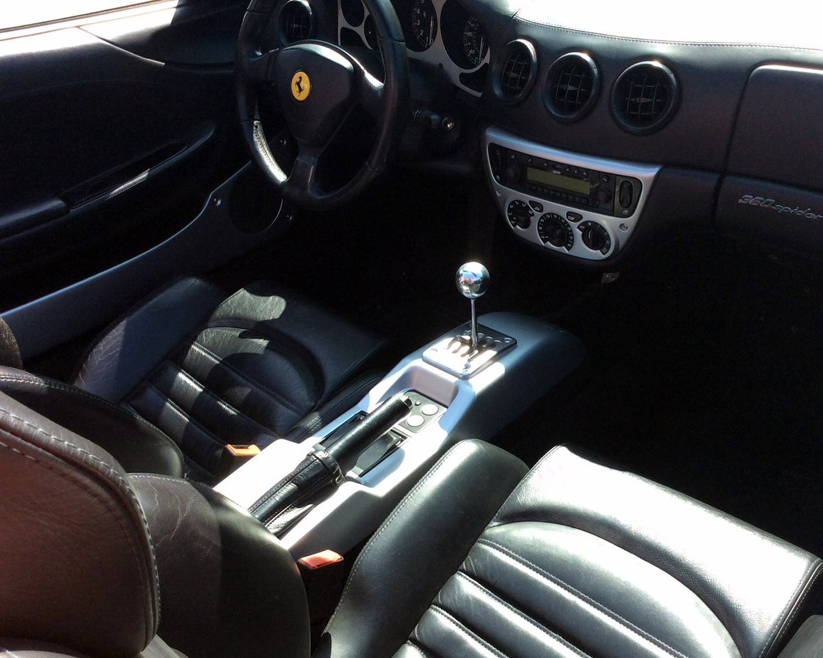 Barrett_Jackson's tweet photo. Lot 785 - This 2001 @Ferrari #360Spider is one of only 670 produced with a #ManualTransmission. It sold for $137,500 at the 2023 #LasVegas Auction. 

For more info on this #Ferrari: https://t.co/maIKxx65ct https://t.co/D7kFejUfqt