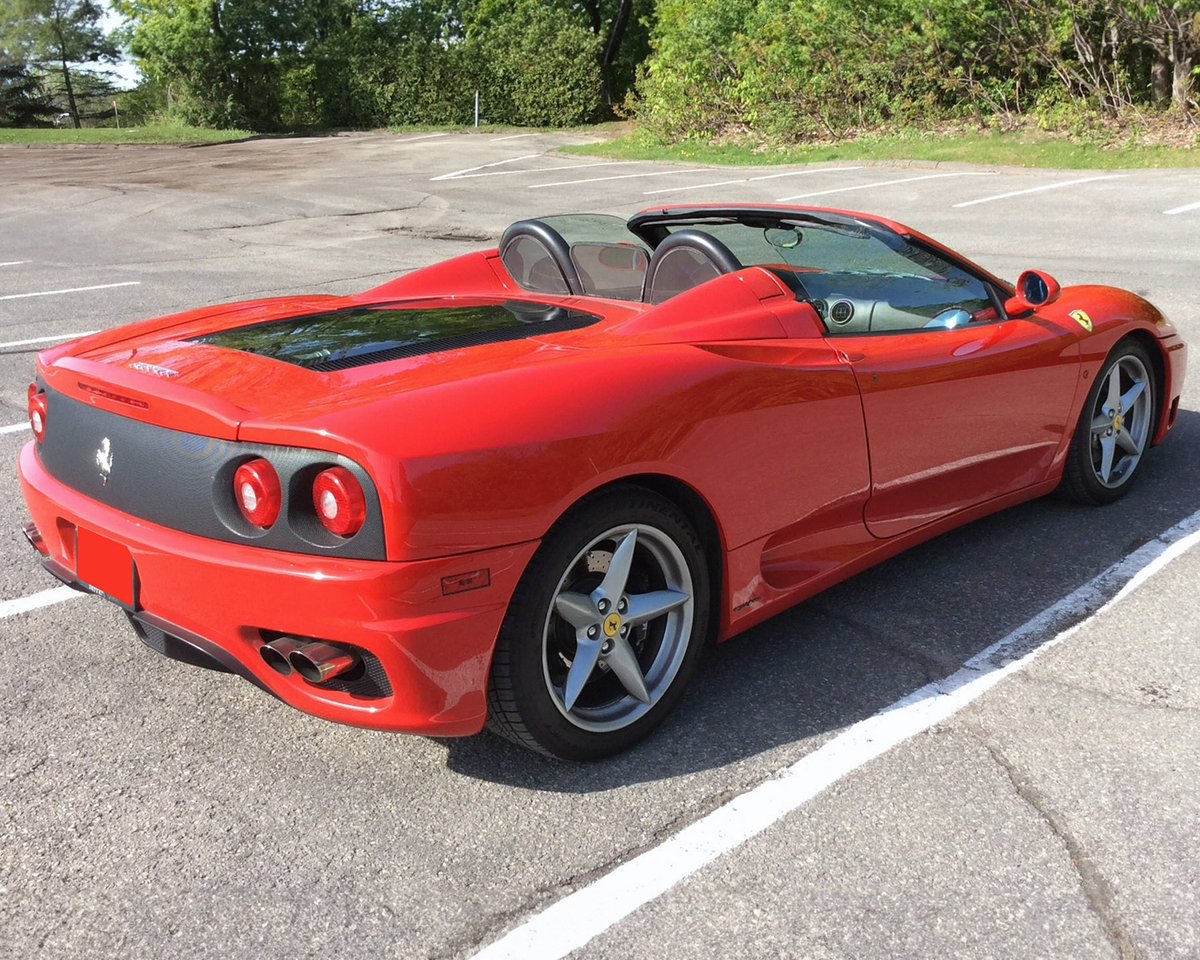Barrett_Jackson's tweet photo. Lot 785 - This 2001 @Ferrari #360Spider is one of only 670 produced with a #ManualTransmission. It sold for $137,500 at the 2023 #LasVegas Auction. 

For more info on this #Ferrari: https://t.co/maIKxx65ct https://t.co/D7kFejUfqt