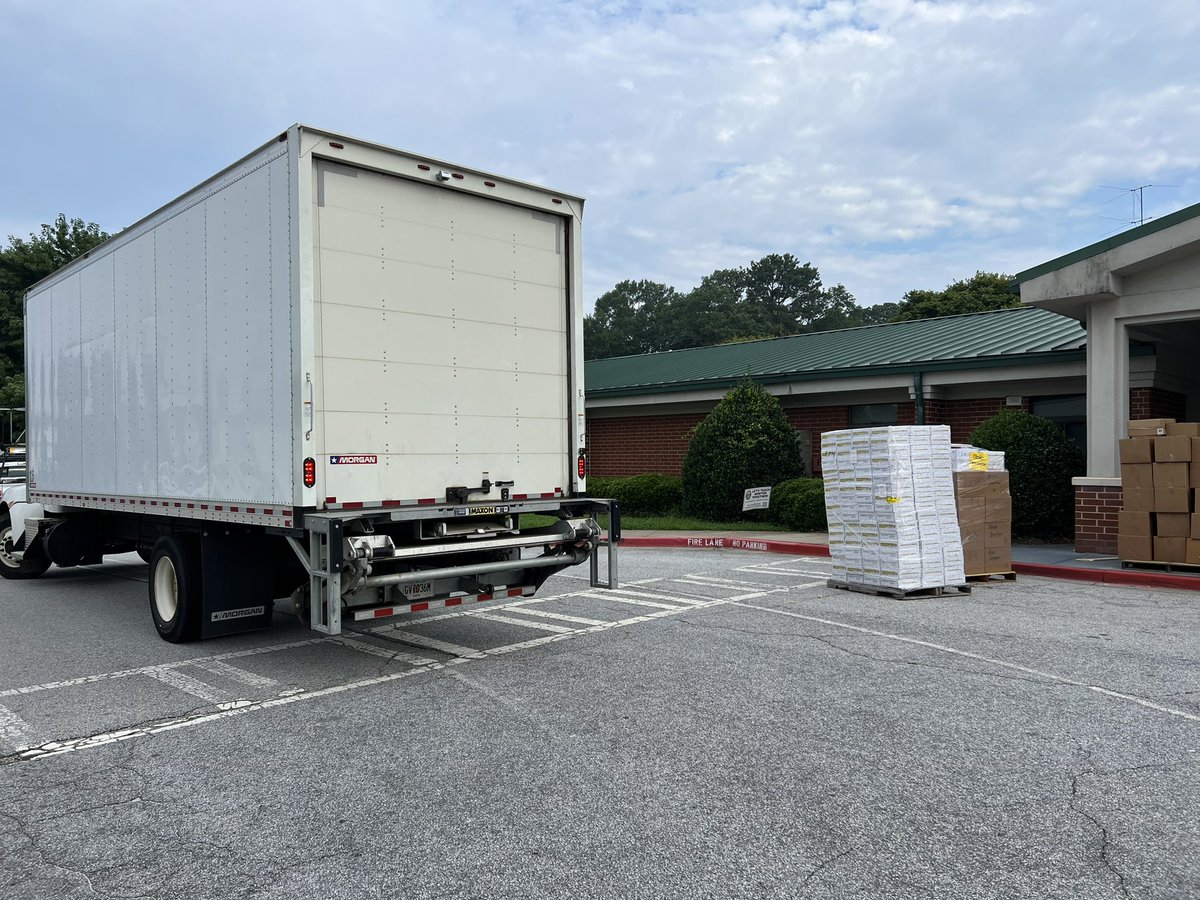Moving day for the Newton County STEAM Academy! 🚛✨ Thanks to the staff at the school for having everything ready to go. Huge props to the <a href="/FacilitiesNCSS/">Newton County Schools | Facilities</a> and <a href="/ProcurementNCSS/">Newton County Schools | Procurement</a> departments for making it happen! #ncssbethebest