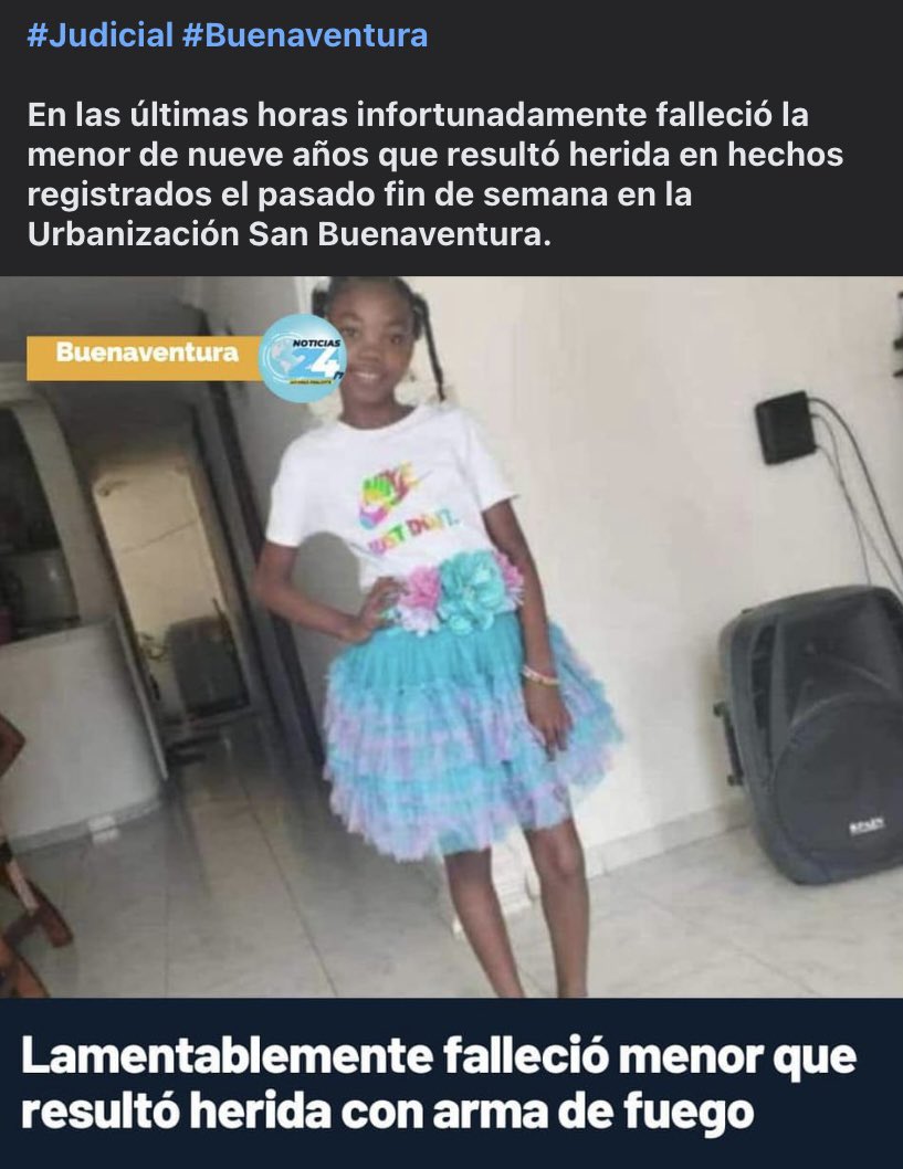michellhurtado's tweet photo. Señor presidente @petrogustavo @mindefensa @ClaraLuzRoldan @AlexLopezMaya @DuvalierSanchez 
Cuantos inocentes más debemos llorar en Buenaventura para que esta guerra pare, necesitamos tranquilidad que nuestros niños salgan a jugar sin temor
#SOSBuenaventura🔰 https://t.co/rC8sjBhfgU