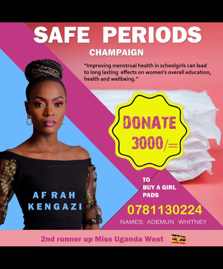Like I always say we lose nothing when we share the little we have with those that dont have. This campaign is meant for us all to come together and help the girls in remote areas who find difficult in accessing menstral equipments kindly lets do this together my pipo #safeperiod