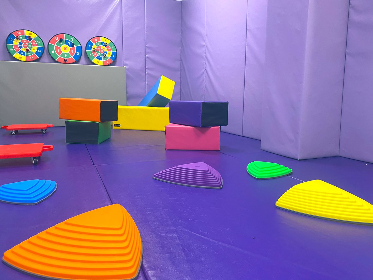LDixon25's tweet photo. Our therapy gym is coming together nicely 👏🏻 a few final touches to add, and a fresh coat of paint over the summer! #sensory #therapygym #regulation #physical #resourcebase #Autism https://t.co/qywgoSx01F