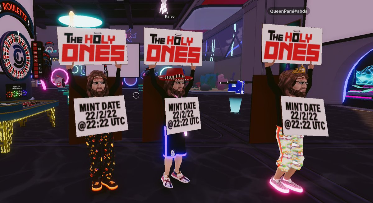 Pam_DCL's tweet image. I got a bit nostalgic today looking at old pictures from #Decentraland 🥹

I will never forget when I met @TheHolyOnesNFT 💜 

Since then #DCL has been my 2nd home 💜
Missing the good old days in the Aquarium Casino 🥹

#Web3 #Metaverse #NFTCommunity