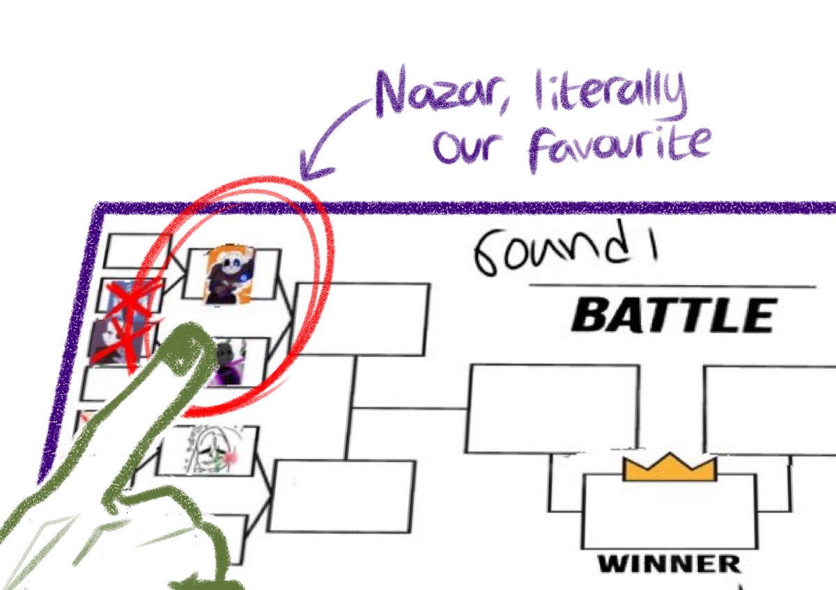 ParadoxicalSage's tweet photo. I am so proud for winning the first round, it feels amazing that you guys love my boy ^^
Go Nazar!!! Go @sweetnad_uwu !!
#Undertale #UndertaleAU #SansOC #Sansocpollbattle #MercySans https://t.co/pjnxsdNHSh