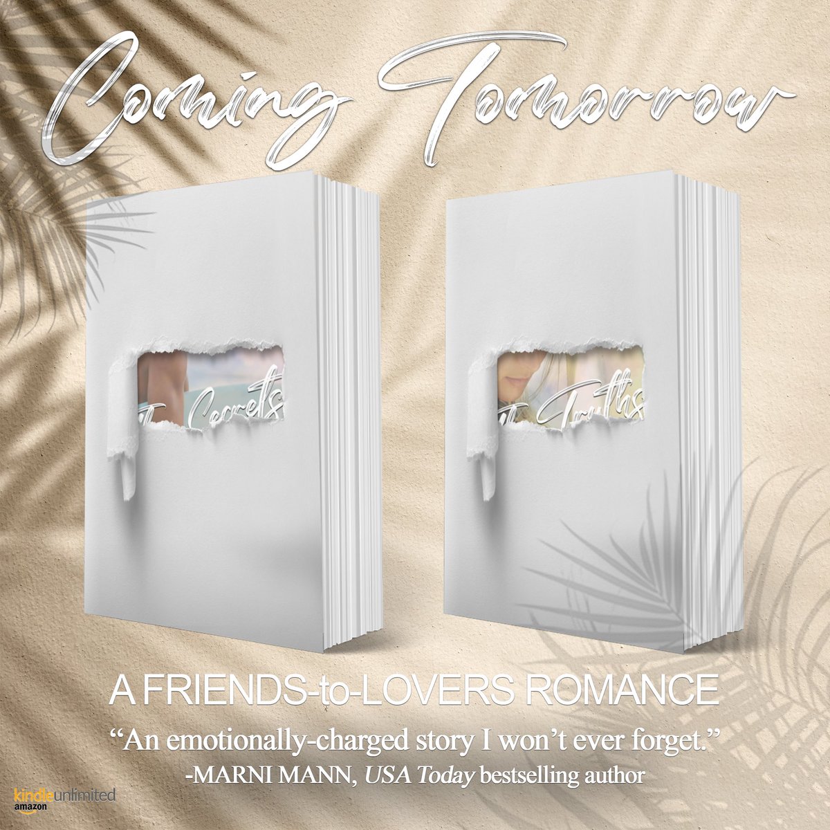 “He pulls back for a moment, his forehead resting against mine, and I can’t believe the taste of my damaged heart didn’t just burn a hole straight through him.” -E.K. Blair, The Secrets &amp; Truths duet