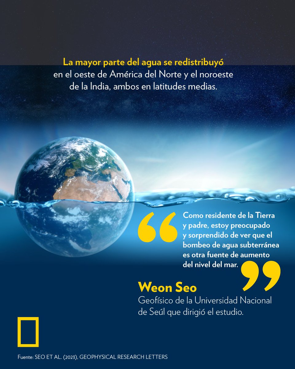 La Tierra se ha inclinado en los últimos 17 años, debido a la extracción de agua subterránea por la actividad humana. Aquí te contamos todo sobre un nuevo estudio realizado por el científico Ki-Weon Seo.
ngenespanol.com/ecologia/eje-d…