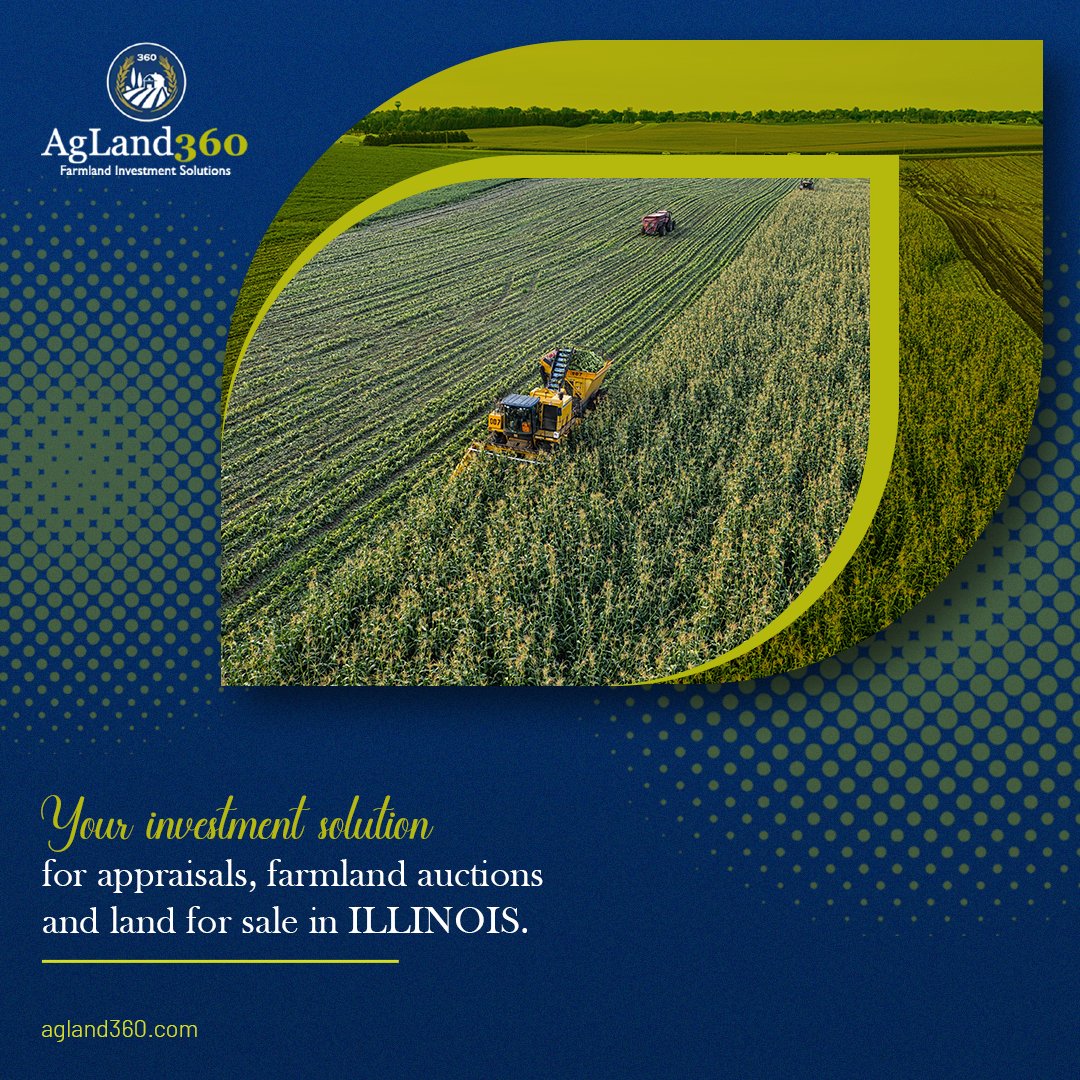 Your investment solution for appraisals, farmland auctions and land for sale in Illinois.  #agland360