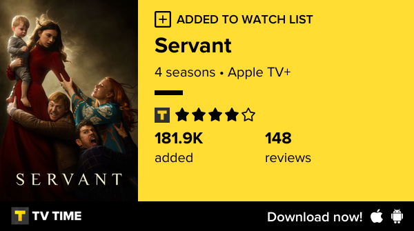 srslyreed's tweet photo. I've just started following Servant https://t.co/QjLtEZ9hNc #tvtime https://t.co/r6qlex5oTk