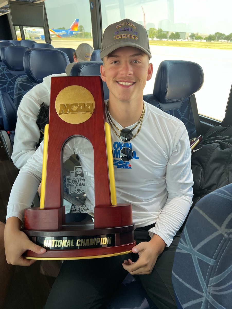 Adam Winkler (@adam_m_winkler) on Twitter photo Javen Coleman (<a href="/JavenColeman1/">Javen Coleman</a>) is the lone #Htown-area product on the newly-minted <a href="/NCAABaseball/">NCAA Baseball</a> champs.
Ahead on <a href="/abc13houston/">ABC13 Houston</a> at 6:30 p.m. & streaming at abc13.com, we chat with the <a href="/LSUbaseball/">LSU Baseball</a> lefty about his unique journey to <a href="/LSU/">LSU</a> & the adversity he faced. Javen Coleman (<a href="/JavenColeman1/">Javen Coleman</a>) is the lone #Htown-area product on the newly-minted <a href="/NCAABaseball/">NCAA Baseball</a> champs.
Ahead on <a href="/abc13houston/">ABC13 Houston</a> at 6:30 p.m. & streaming at abc13.com, we chat with the <a href="/LSUbaseball/">LSU Baseball</a> lefty about his unique journey to <a href="/LSU/">LSU</a> & the adversity he faced.