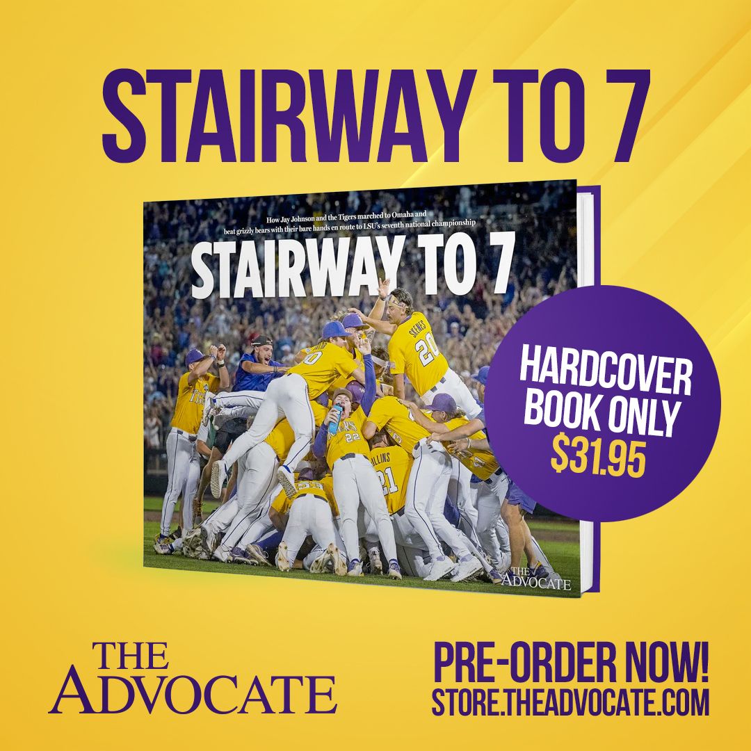 How Jay Johnson and the Tigers marched to Omaha en route to LSU’s seventh national championship - by The Advocate. Pre-order today for only $31.95. CLICK HERE. https://t.co/SsjYRFouZU https://t.co/W1nw25rzlD