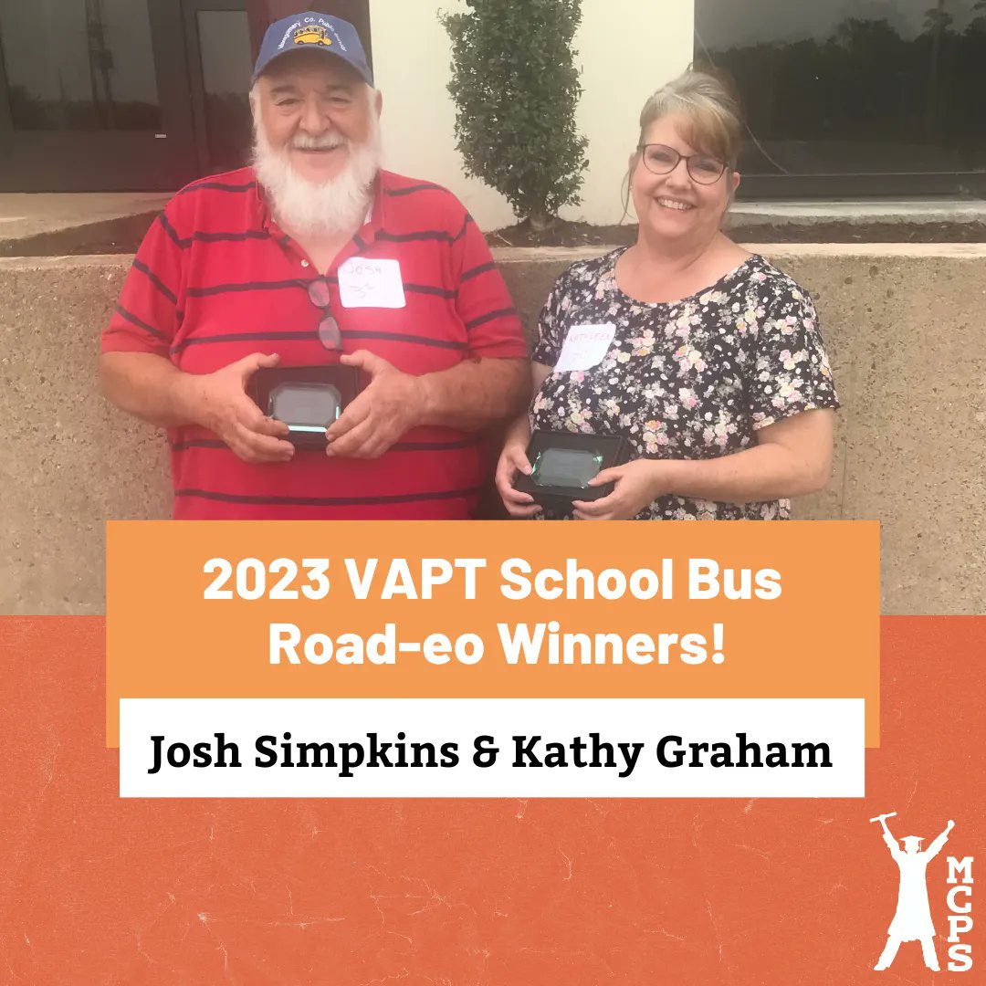 MCPS on Twitter "Join us in congratulating two of our bus drivers