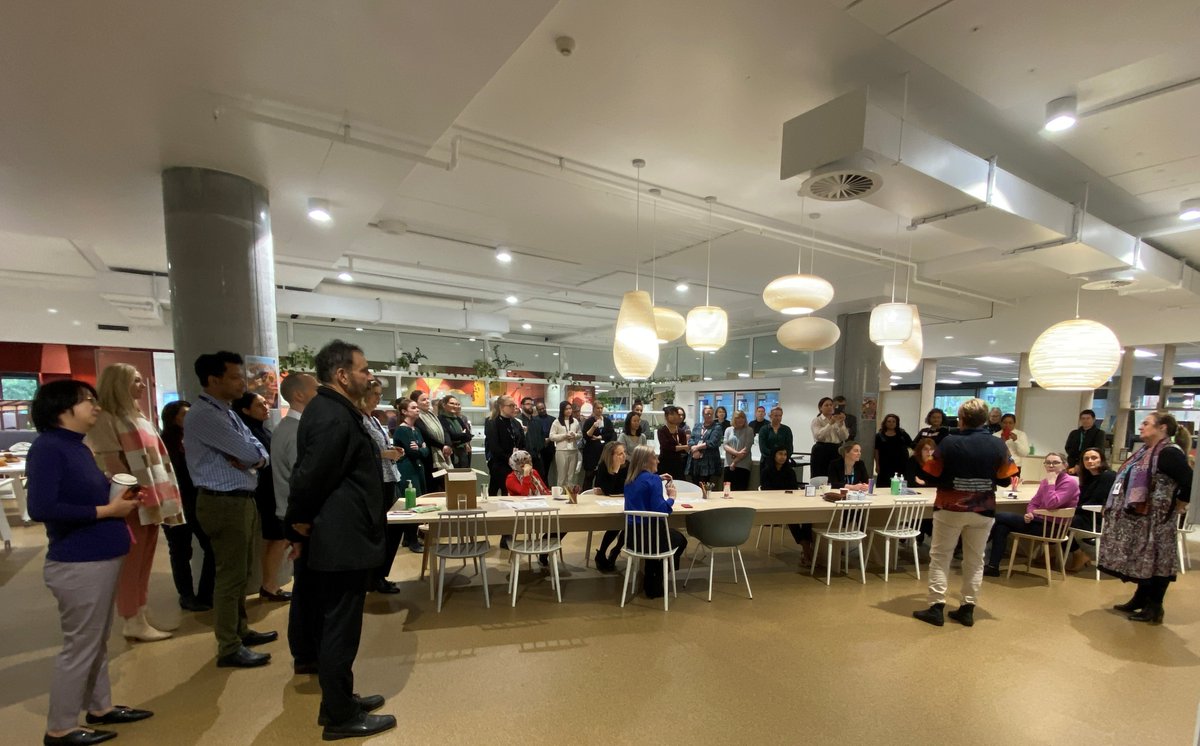 NswHeti's tweet photo. Wishing all Aboriginal staff across NSW Health a happy #NAIDOCWeek. HETI staff came together to hear from colleague Shazza Taylor share her experiences of Elders in her community, followed by some colouring-in fun and sharing of stories from their own culture. #ForOurElders https://t.co/8BYbylKmtG