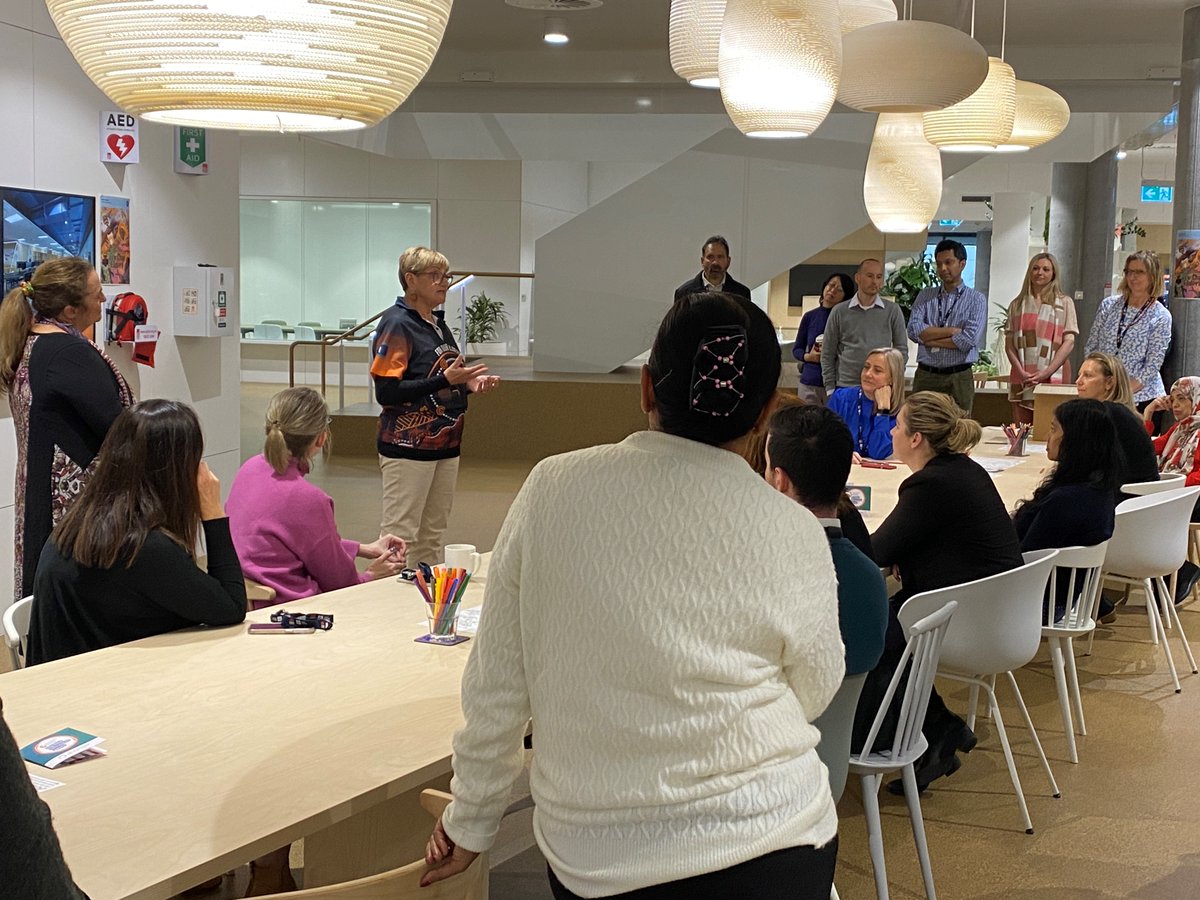 NswHeti's tweet photo. Wishing all Aboriginal staff across NSW Health a happy #NAIDOCWeek. HETI staff came together to hear from colleague Shazza Taylor share her experiences of Elders in her community, followed by some colouring-in fun and sharing of stories from their own culture. #ForOurElders https://t.co/8BYbylKmtG