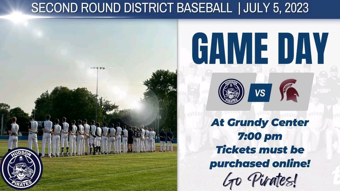 hanson8_Sport's tweet photo. HAPPENING TONIGHT: The Pirates compete in a Second Round District Baseball game! 
🆚Grundy Center
⏲️7 pm
📍GC-Wilhelm Sports Complex
💻 livestream: https://t.co/Moiy7DgKQh
Go Pirates! https://t.co/ENrVTScS9s