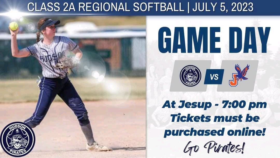 hanson8_Sport's tweet photo. HAPPENING TONIGHT: The Pirates compete in a Class 2A Regional Softball game! 
🆚Jesup
⏲️7 pm
📍Jesup High School
💻 livestream: https://t.co/HyocqWX7tg
Go Pirates! https://t.co/Y9hh0cubZd