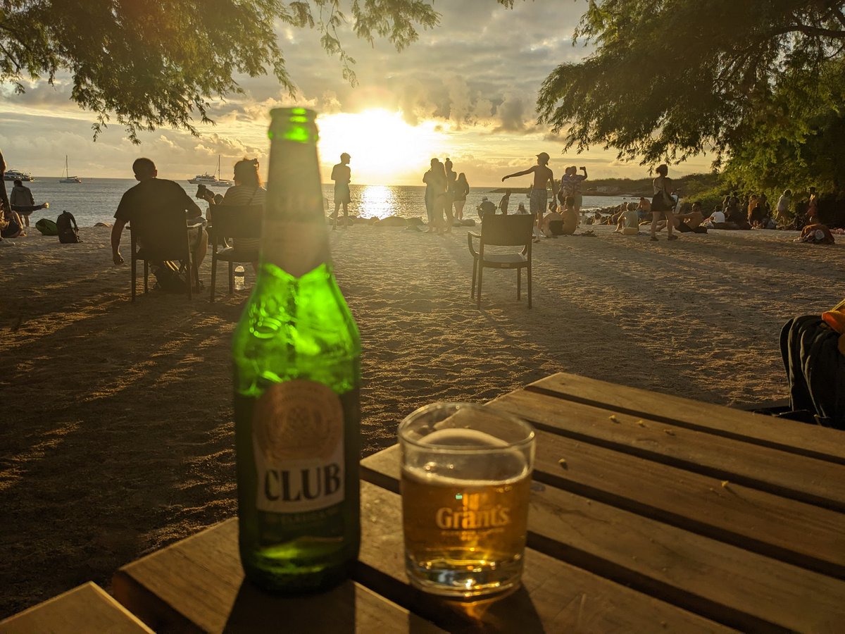 Last drink in the Galápagos until next March (or June), had to make it a good one