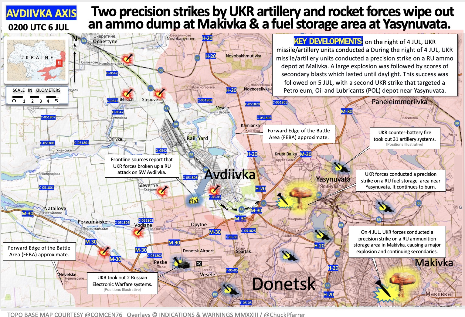 Chuck Pfarrer Indications & Warnings on Twitter "AVDIIVKA AXIS