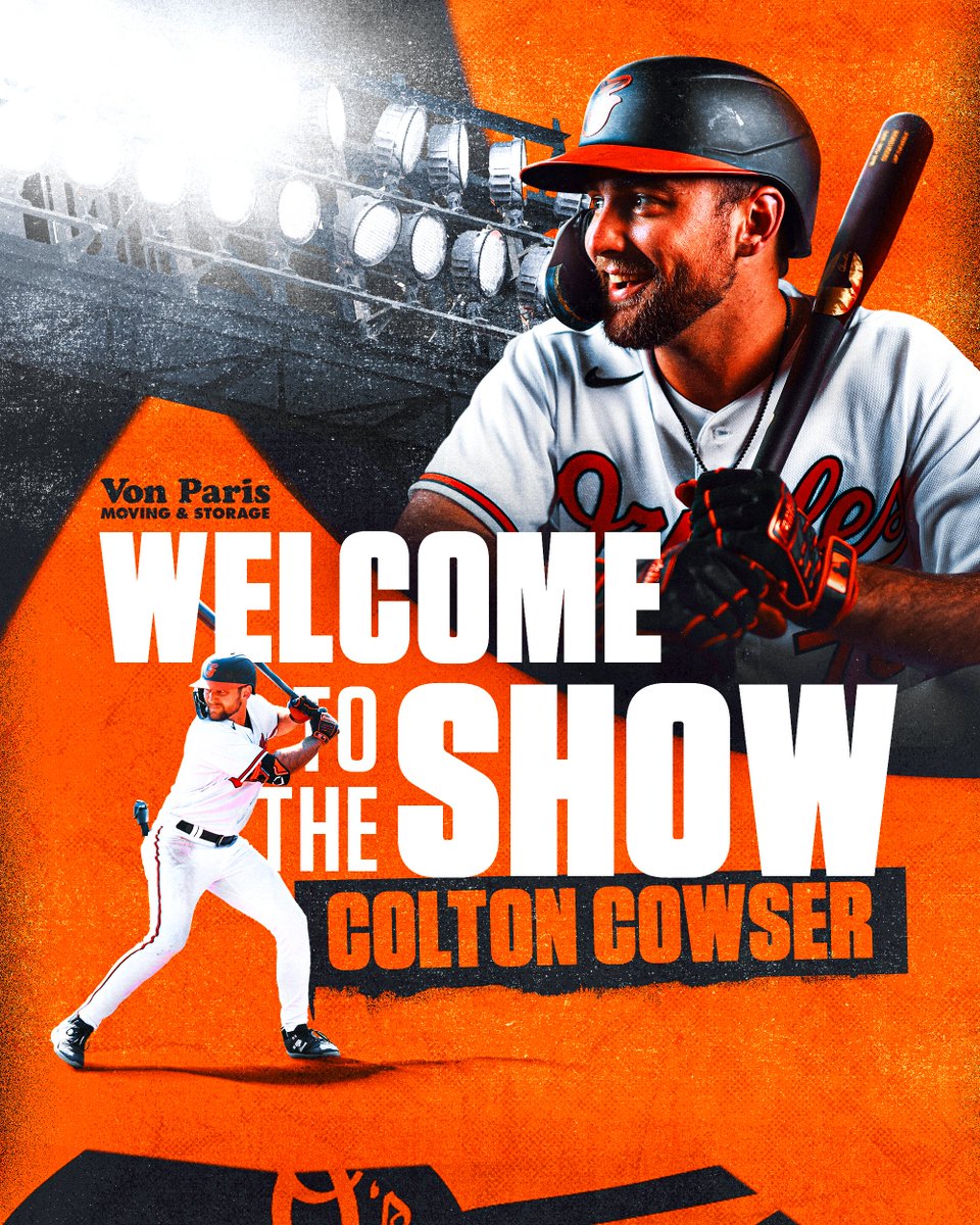 Orioles's tweet photo. Welcome to the Show, Colton! https://t.co/J0fdcN99FJ
