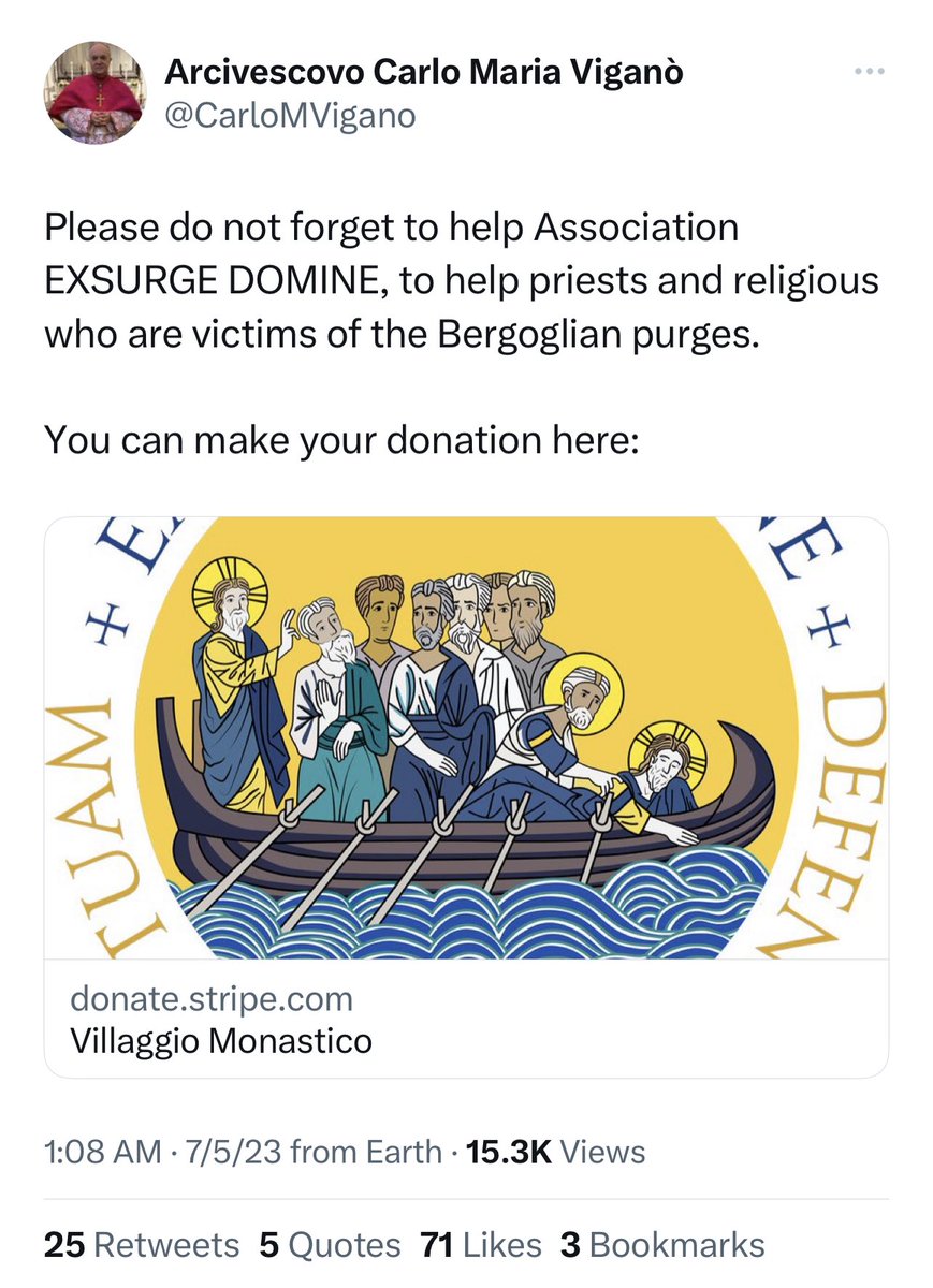 LeMeTellUSumtin's tweet photo. Conspiracy pays the bill.
#newapologetics
#orthodoxcatholic
#sedevacantism
#schismaticslite https://t.co/YO1fM0FcY5
