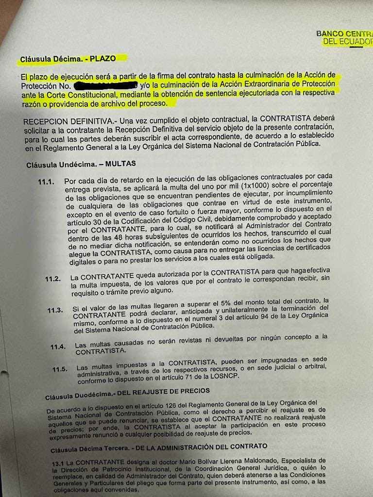 DjalmaBlum's tweet photo. @BancoCentral_Ec “contrato BCE y Estudio Jurídico Durini Guerrero” https://t.co/lAXG7MGNd9
