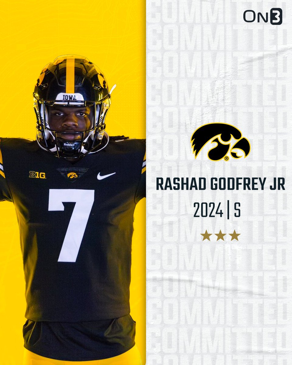 “Why not play for the best defensive coordinator in college football?” - @RashadGodfrey Article: on3.com/teams/iowa-haw…