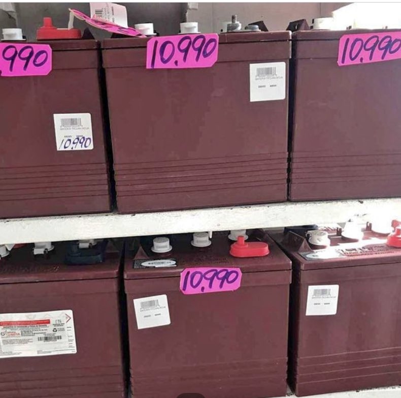 Y es fácil 🤧 con la batería a $11,000 cada una. Ni el diablo aguanta esto. #SeVan