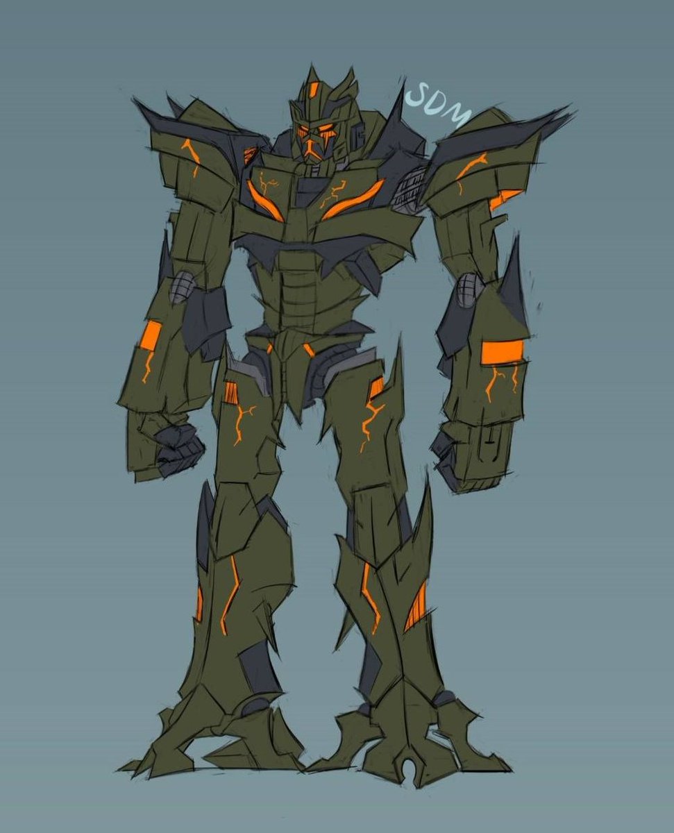 SpookyDman's tweet photo. Transformers Megatronus concept sketch thingy https://t.co/mGF3XRfDU3