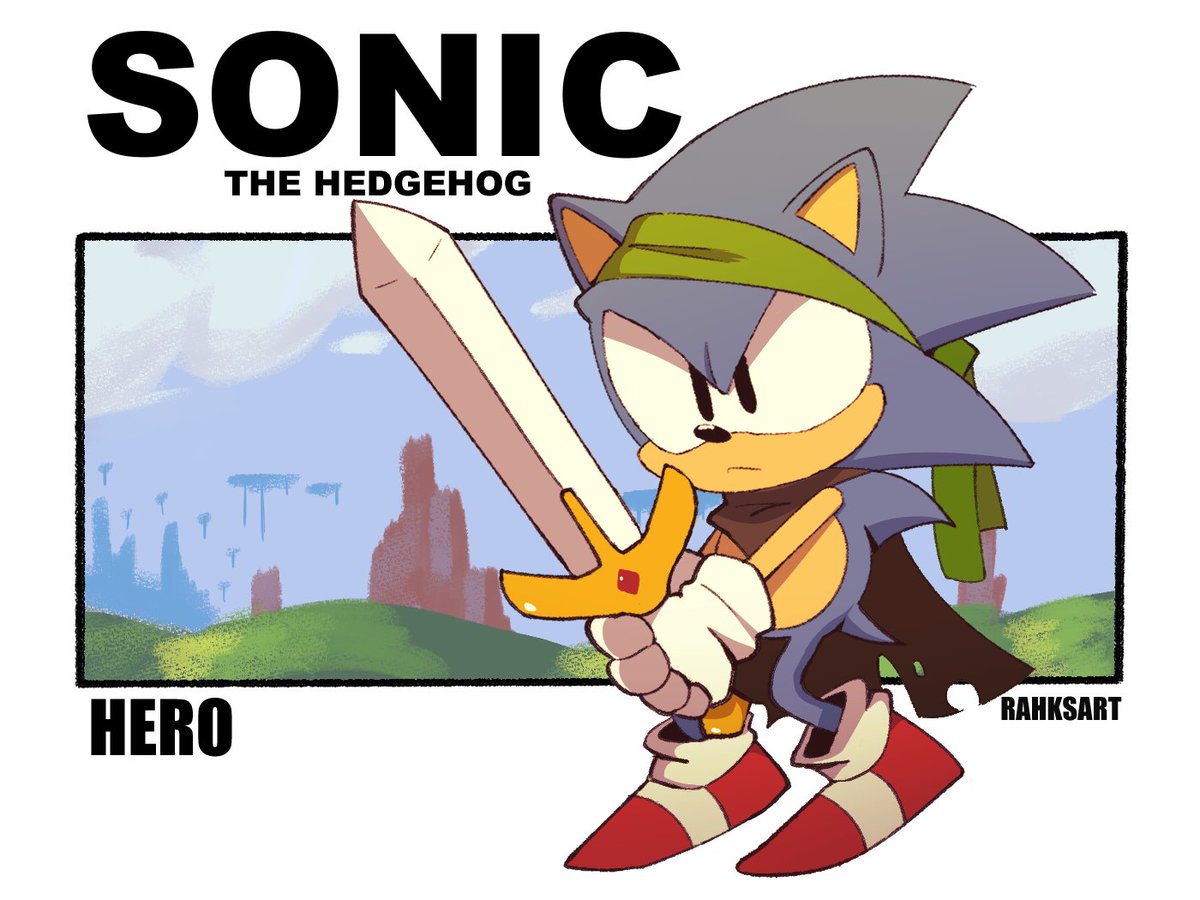 RT @RahksArt: Sonic The Hedgehog
Class: Hero https://t.co/phpAcOS7vX