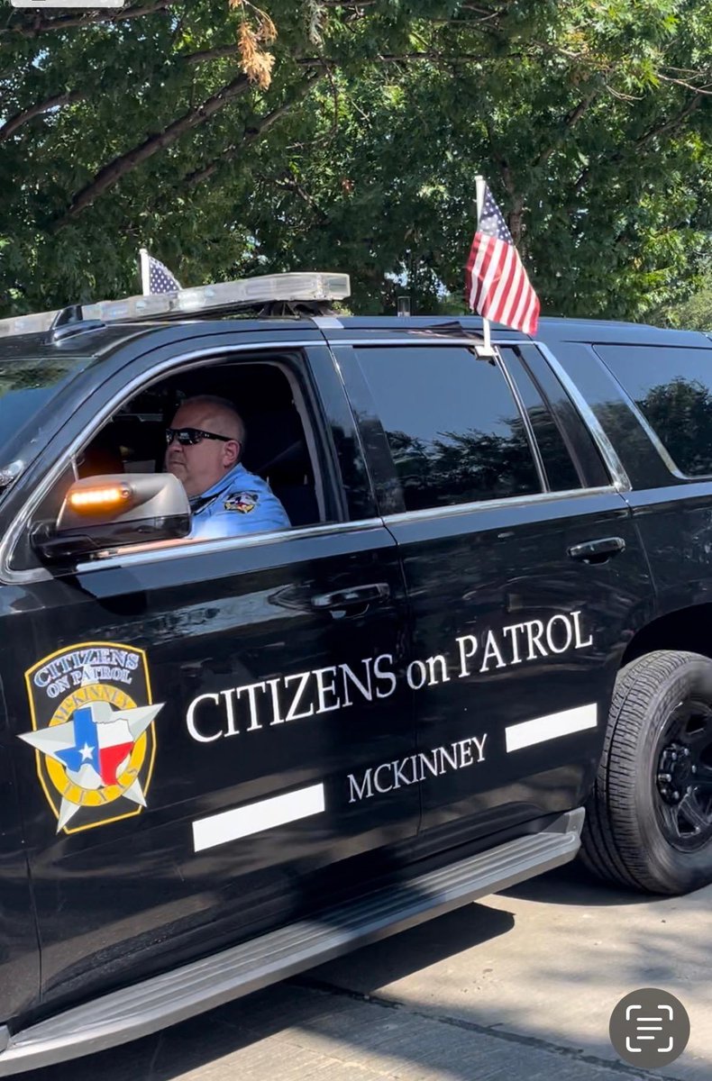 CitzPatrolMcK's tweet photo. McKinney C.O.P. at the 4th of July Parade downtown. https://t.co/mDdbkvOGfd
