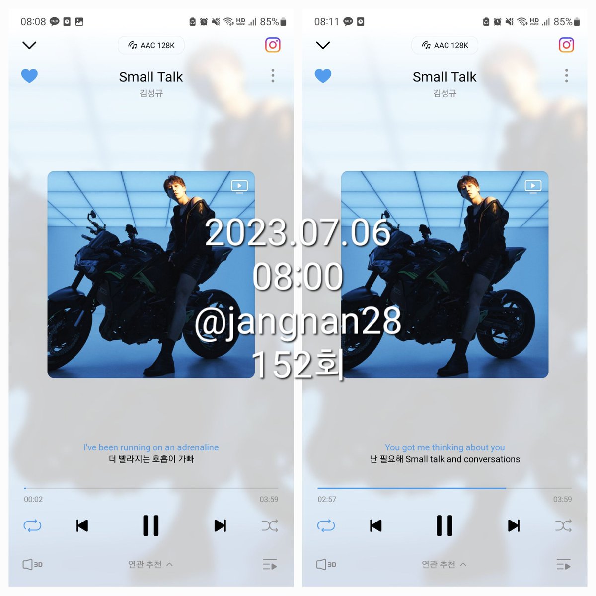 GGYU_R's tweet photo. #SmallTalk_Streaming
2023.07.06
08μ
@jangnan28
λ©λ‘ 153ν / μ§λ 152ν https://t.co/6cGkWA0TKS