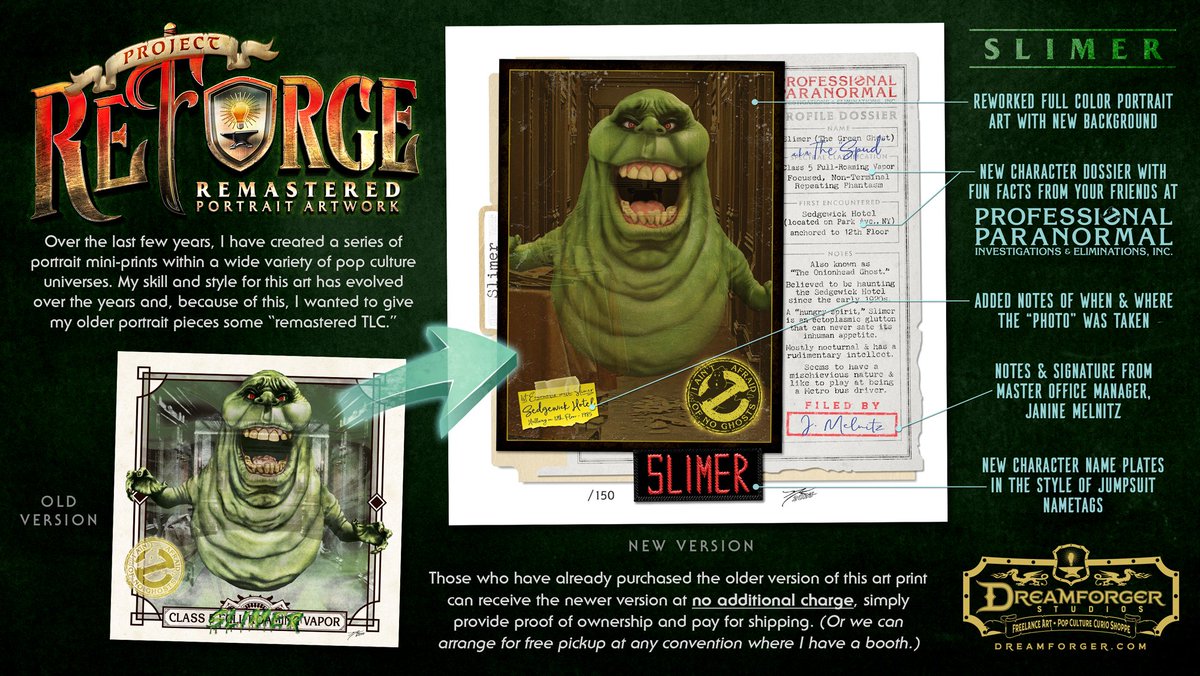 SD_Comic_Con's tweet image. You ain't afraid of no ghosts! @NickKremenek showed off another #Ghostbusters #ProjectReforge print, dropping around #SDCC: sdccblog.com/2023/07/nick-k…