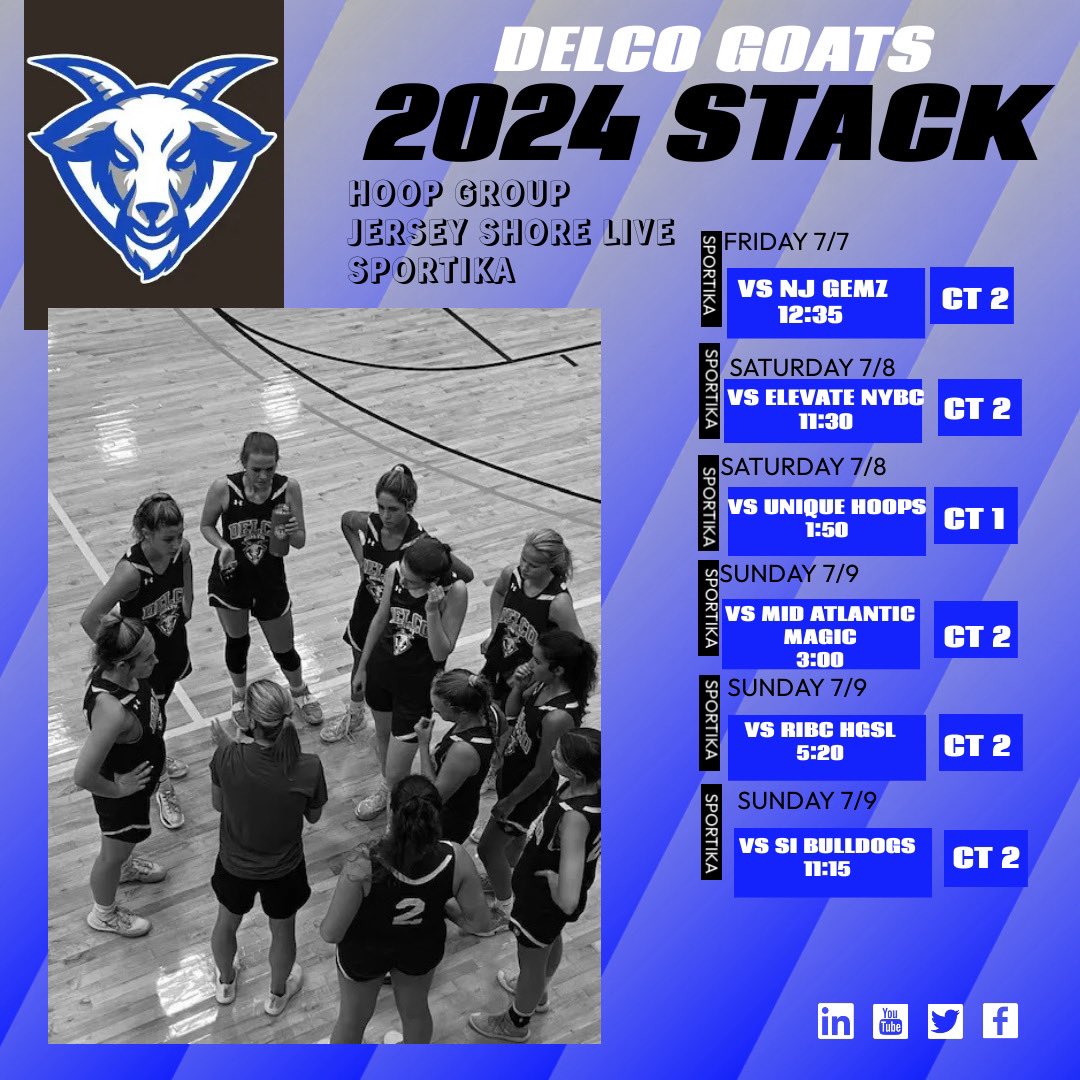 Full weekend of basketball with my team. Come watch us play!!! 
<a href="/hgsl_girls/">Hoop Group Girls</a> <a href="/delcogoats/">Delcogoats</a>