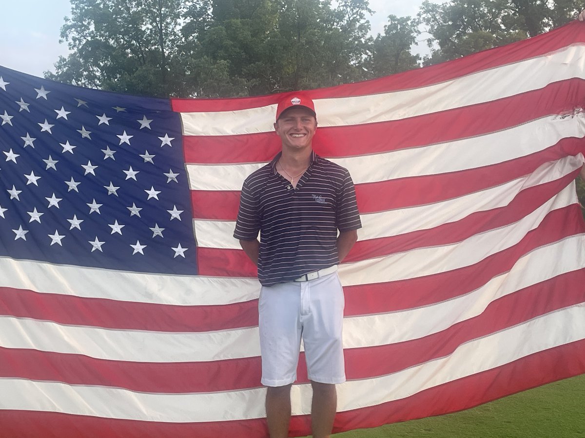 terrymeiners's tweet photo. College kid @Nc_Golfer plays 247 holes IN ONE DAY
to honor America on its 247th birthday, July 4, 2023
Over 1,000 shots, 29 birdies and 1 eagle. IN ONE DAY!
Nick tells his story here: https://t.co/JvEpkL9NRV
benefit for @FoldsofHonor 🇺🇸
#PeteDyeCourse #FrenchLickResort https://t.co/yO1P1toWzM