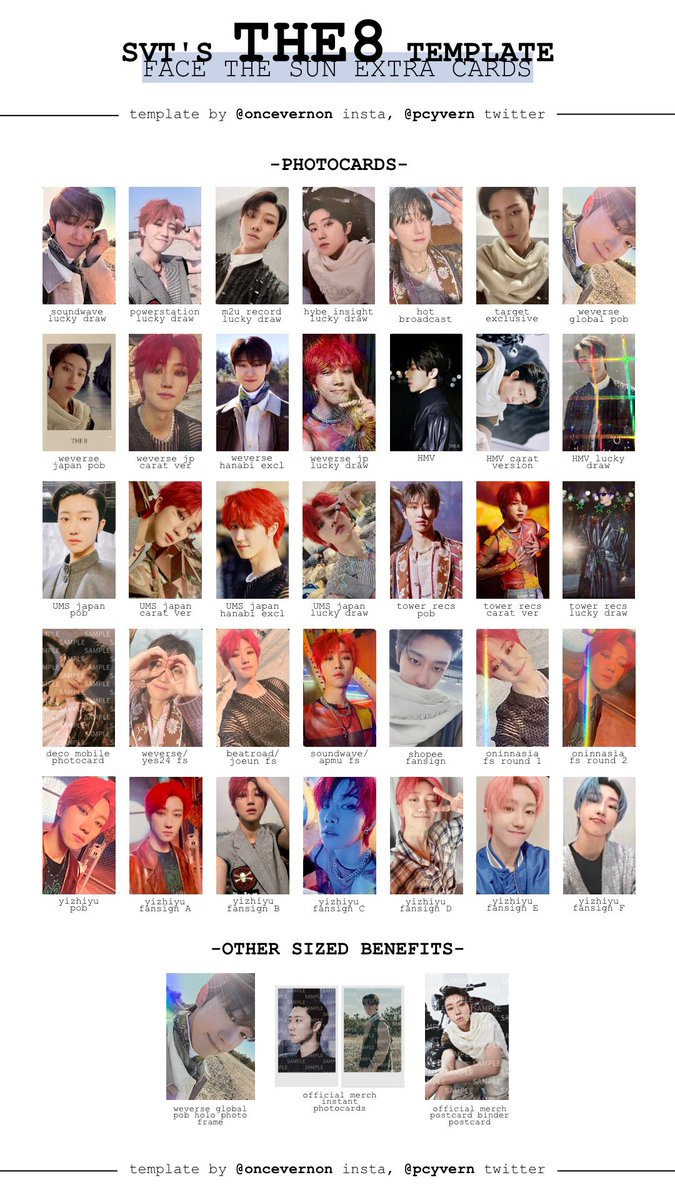 finally finished!!!!! seventeen face the sun extra / pob / lucky