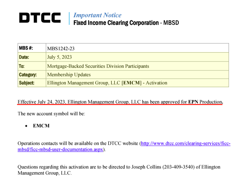 McSqueezyTheCow on Twitter "FICC's MortgageBacked Securities Division