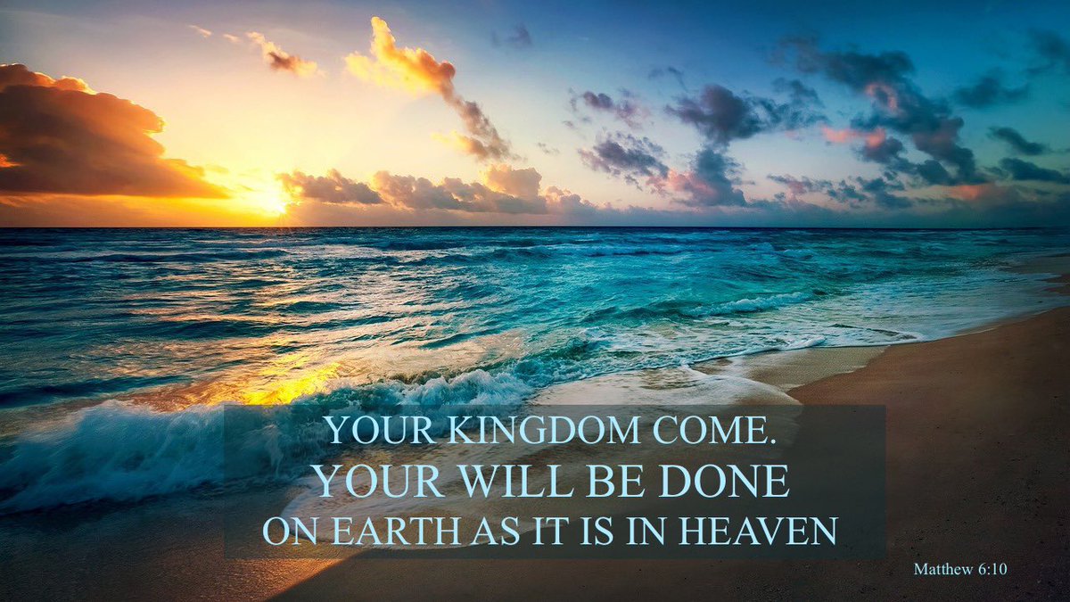 ManiPulimood's tweet photo. Jesus prayed,

Your Kingdom come. 
Your Will be done 
On Earth as it is in Heaven.

Matthew 6:10 https://t.co/XeVMi9UYn2