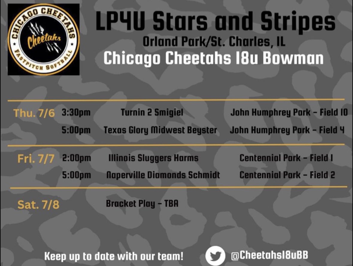 Come check out my team and I at this weekends LP4U Stars and Stripes tournament!